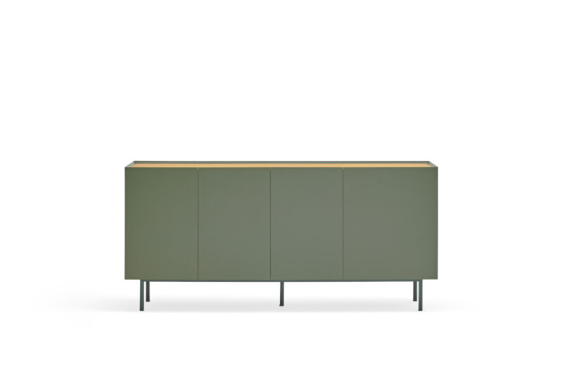 Arista - Aparador 4P/3C interiores, Verde