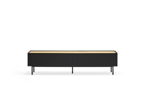Arista - Mueble TV 2C/1P Negro