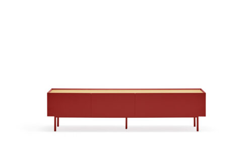 Arista - Mueble TV 2C/1P Burdeos