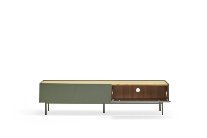 Arista - Mueble TV 2C/1P Verde - Imagen 4