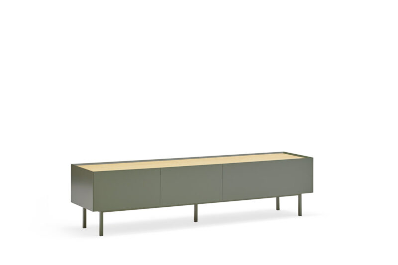 Arista - Mueble TV 2C/1P Verde - Imagen 2