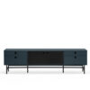 Punto - Mueble TV 2P4C Negro/Azul