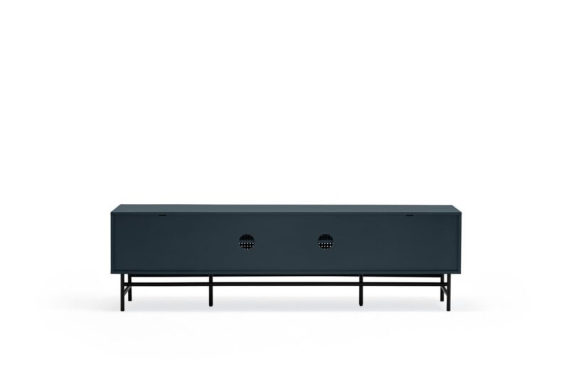 Punto - Mueble TV 2P4C Negro/Azul - Imagen 5