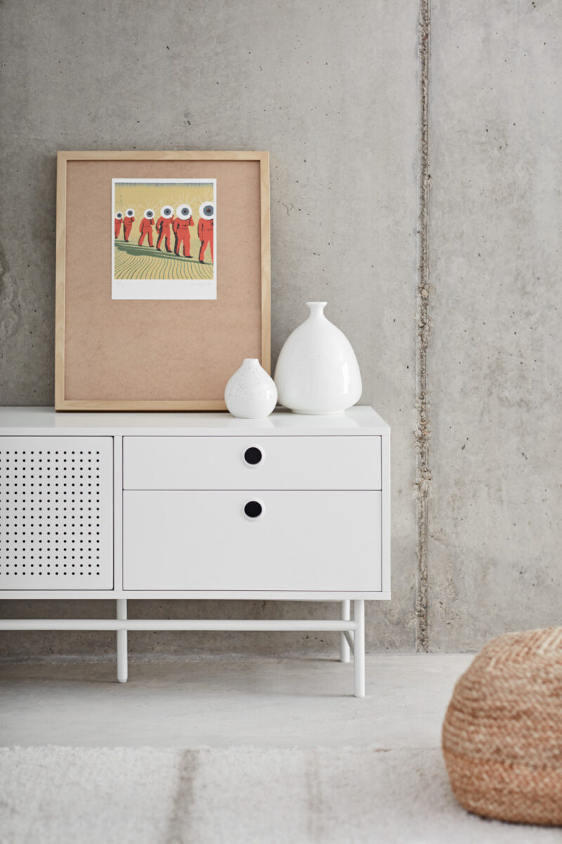 Punto - Mueble TV 2P4C Blanco - Imagen 10