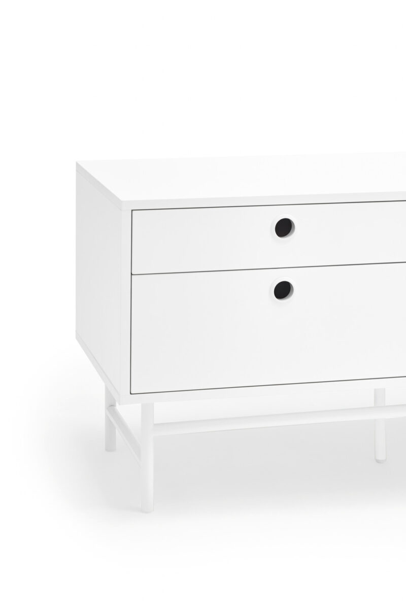 Punto - Mueble TV 2P4C Blanco - Imagen 8