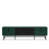 Punto - Mueble TV 2P4C Negro/Verde