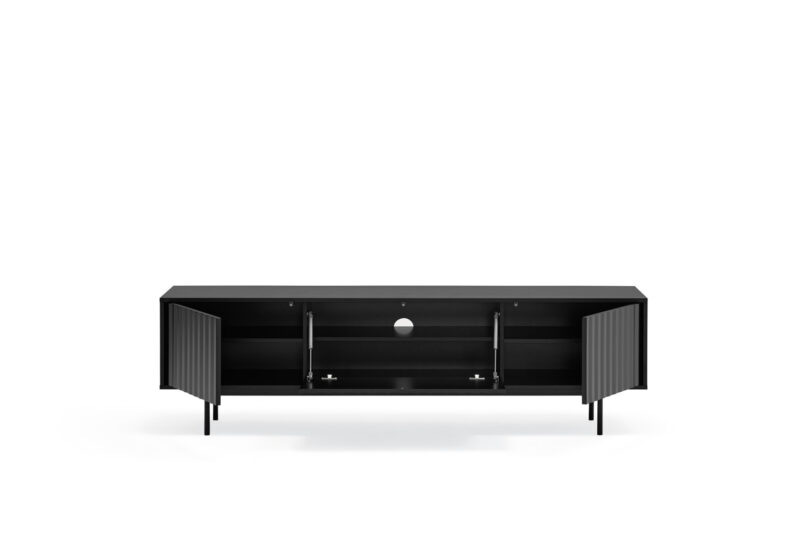 Sierra - Mueble TV 3P Negro - Imagen 3