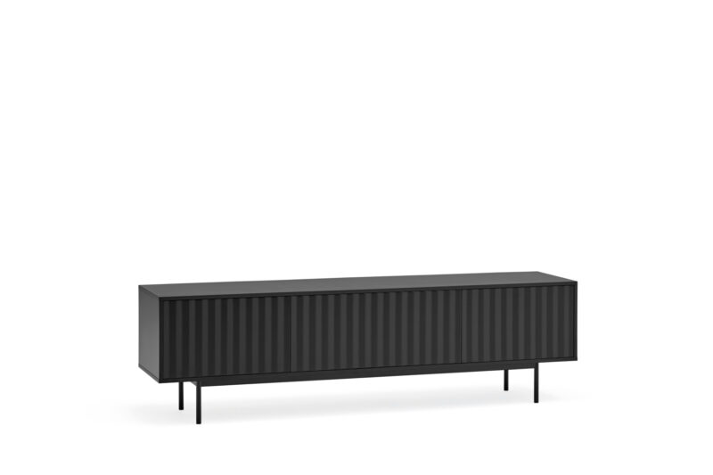 Sierra - Mueble TV 3P Negro - Imagen 2