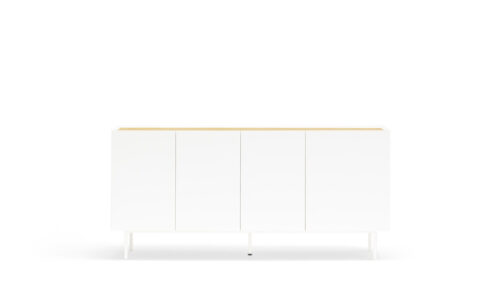 Arista - Aparador 4P/3C.interiores Blanco