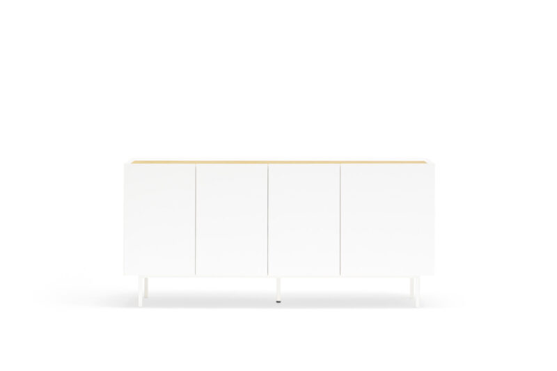 Arista - Aparador 4P/3C.interiores Blanco