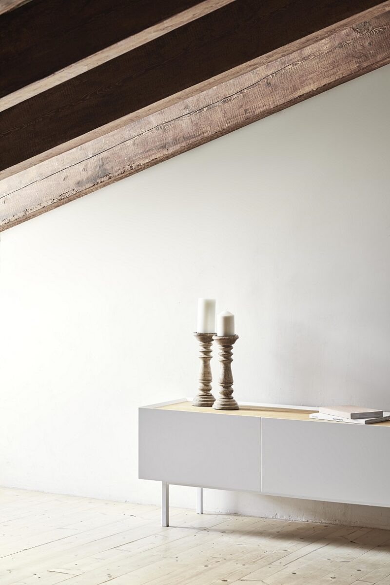 Arista - Mueble TV 2C/1P Blanco - Imagen 10