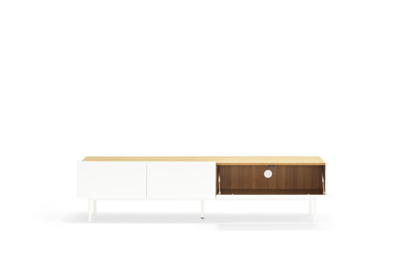 Arista - Mueble TV 2C/1P Blanco - Imagen 3