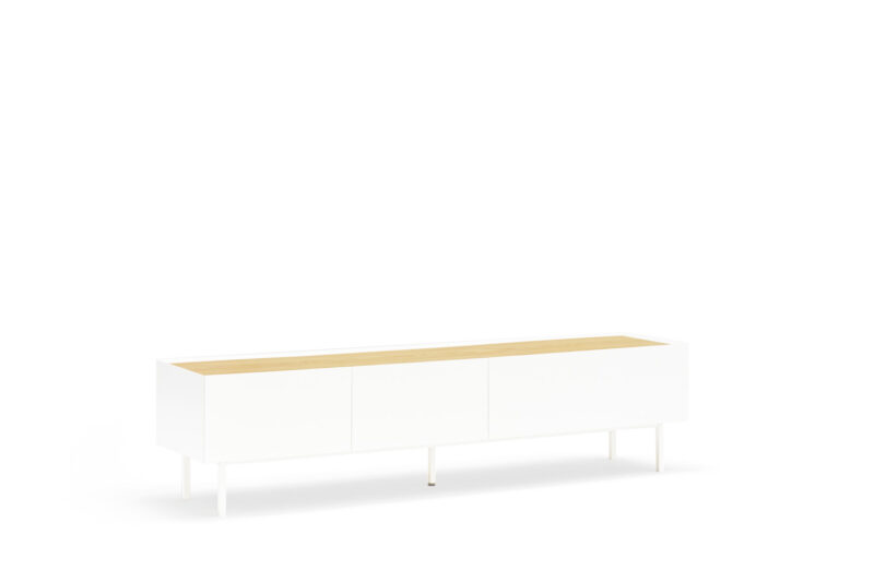 Arista - Mueble TV 2C/1P Blanco - Imagen 2