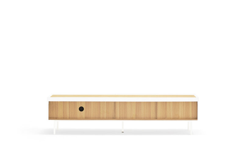 Arista - Mueble TV 2C/1P Blanco - Imagen 5