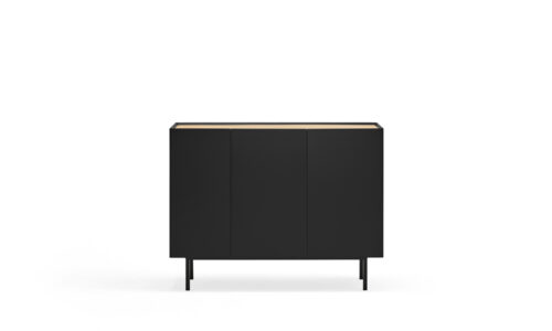 Arista - Aparador 3P 3C. interiores Negro