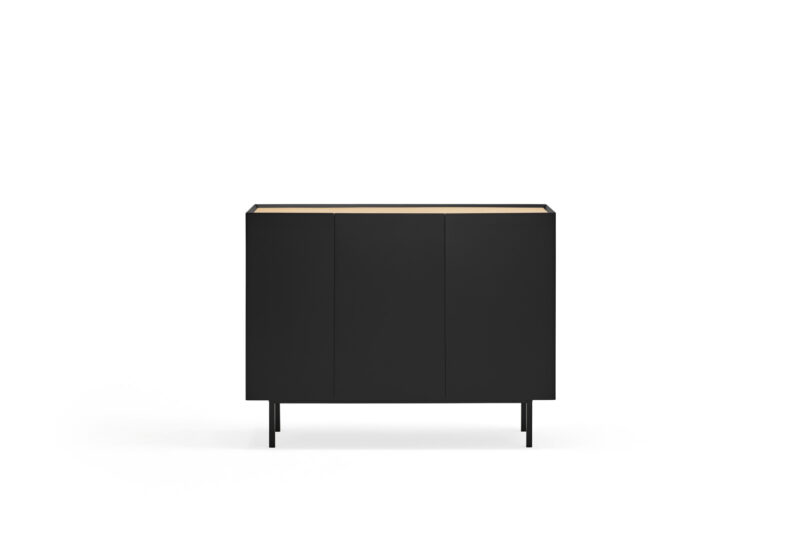 Arista - Aparador 3P 3C. interiores Negro
