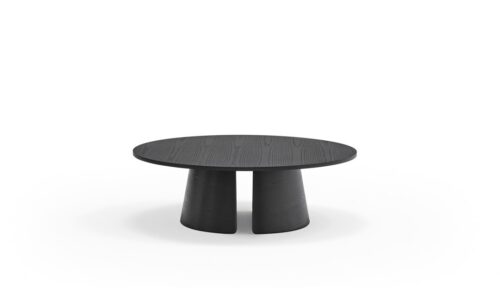 Cep - Mesa de Centro Redonda de 110 cm,  Negro