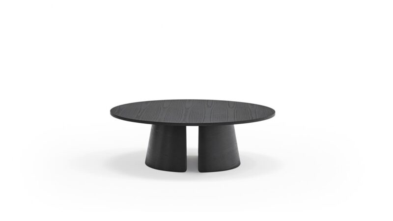 Cep - Mesa de Centro Redonda de 110 cm,  Negro