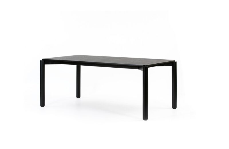 Atlas - Mesa Rectangular fija de 180x100 Negro