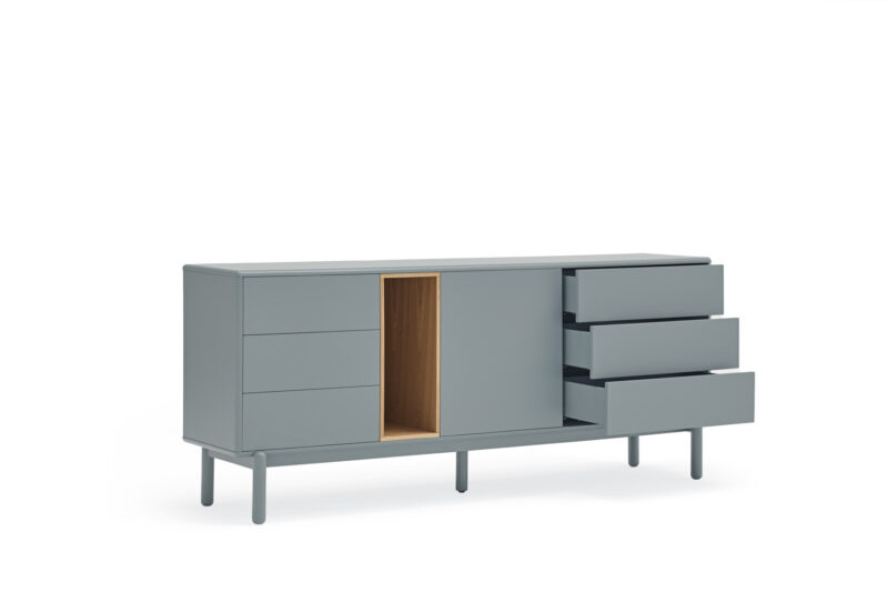 Corvo - Aparador 1P6C1H 180 CM Gris Perla - Imagen 4