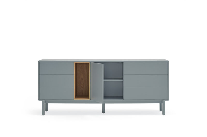 Corvo - Aparador 1P6C1H 180 CM Gris Perla - Imagen 3