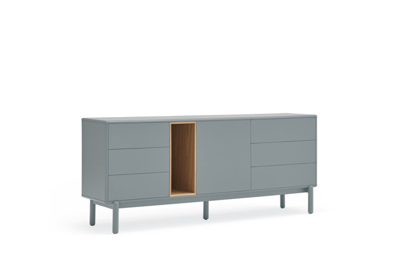 Corvo - Aparador 1P6C1H 180 CM Gris Perla - Imagen 2