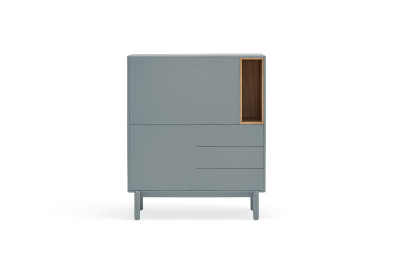 Corvo - Aparador Alto 3P3C1H Gris Perla