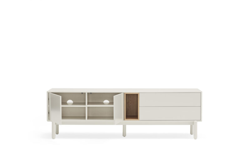 Corvo - Mueble TV 2P2C1H 180 CM Crema - Imagen 4