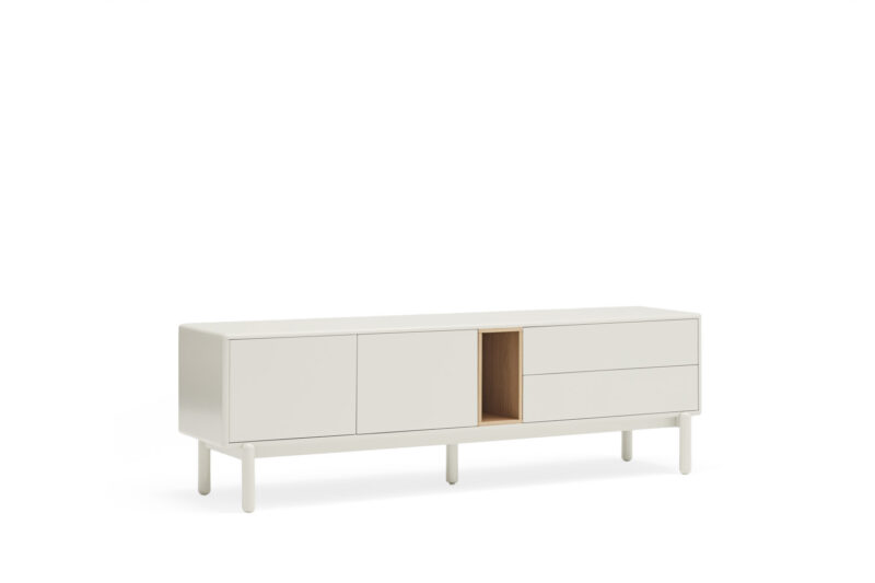 Corvo - Mueble TV 2P2C1H 180 CM Crema - Imagen 2