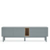 Corvo - Mueble TV 2P2C1H 180 CM Gris Perla