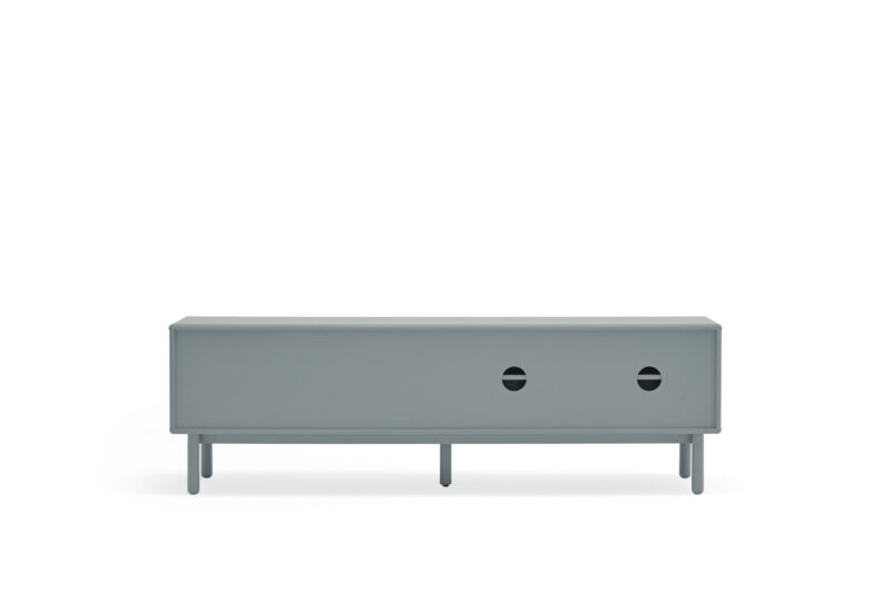 Corvo - Mueble TV 2P2C1H 180 CM Gris Perla - Imagen 5