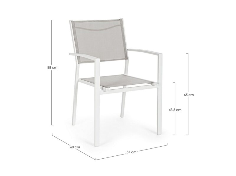 Hilde - Silla de exterior Blanco - Imagen 6