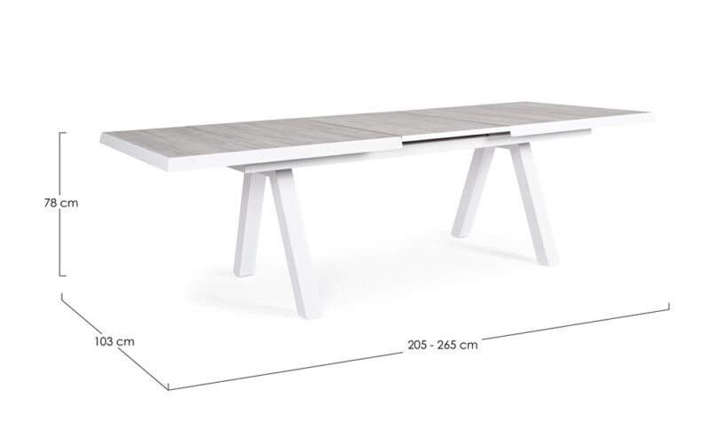 Krion - Mesa de 205 (Ext. 265) Blanco - Imagen 8