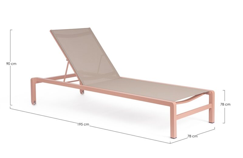 Konnor - Tumbona Rose - Apilables - Imagen 5
