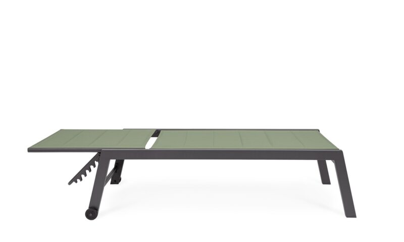 Hilde - Tumbona Antracita/Verde - Imagen 3