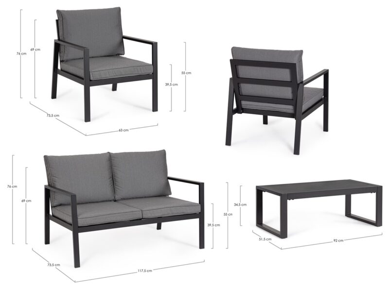 Hilde - Conjunto de exterior Antracita - Imagen 7