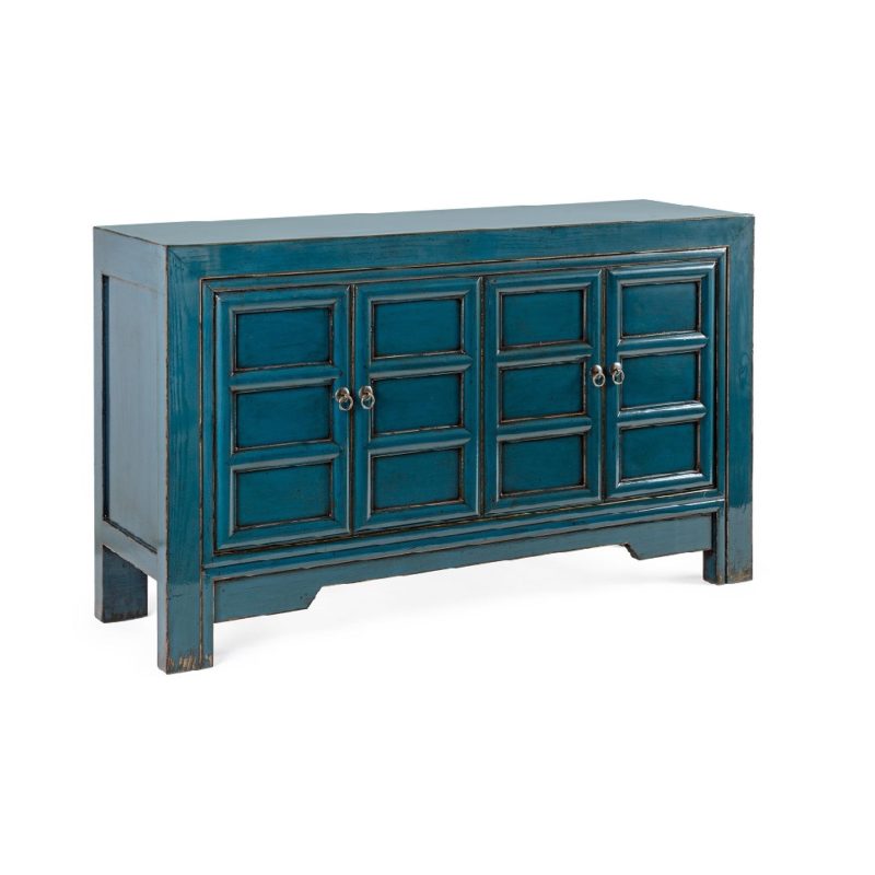 Jinan - Aparador de 133 cm 4P Azul - Imagen 2