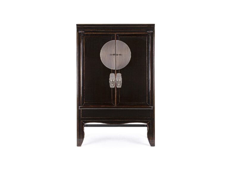 Jinan - Armario de 108 cm 2P Negro