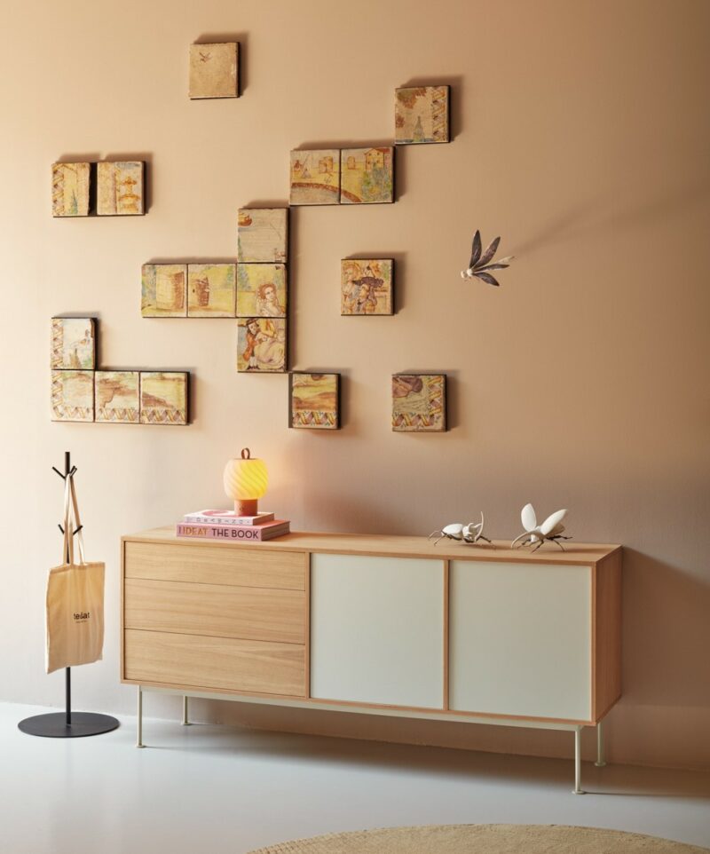 Yoko, Aparador 3C/2P - Roble/Crema - Imagen 12