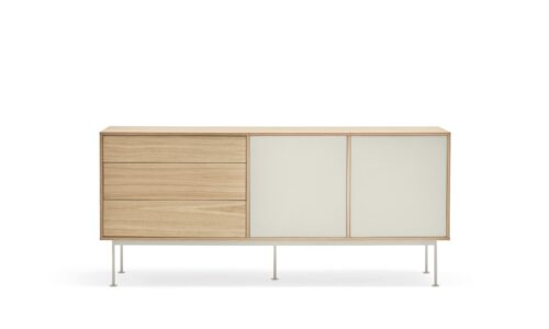 Yoko, Aparador 3C/2P - Roble/Crema