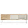 Yoko, Mueble TV 2C/1P - Roble/Crema