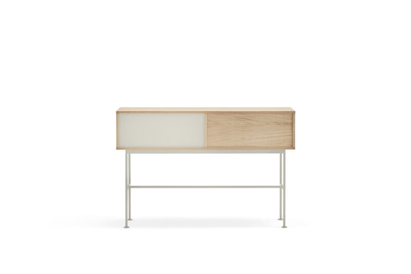 Yoko, Consola 2C/Expositor - Roble/Crema - Imagen 4