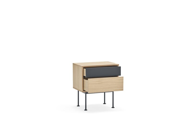 Yoko, Mesita 2C - Roble/Antracita - Imagen 3