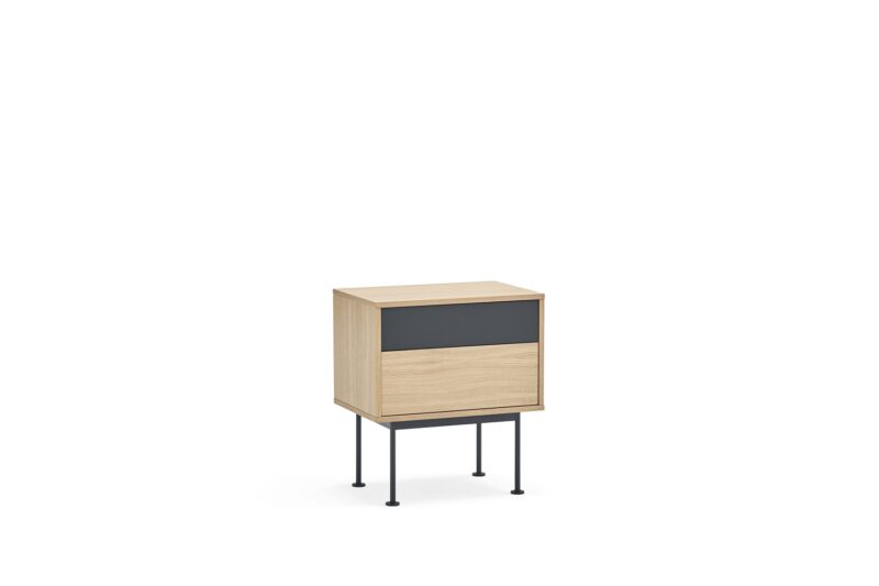 Yoko, Mesita 2C - Roble/Antracita - Imagen 2