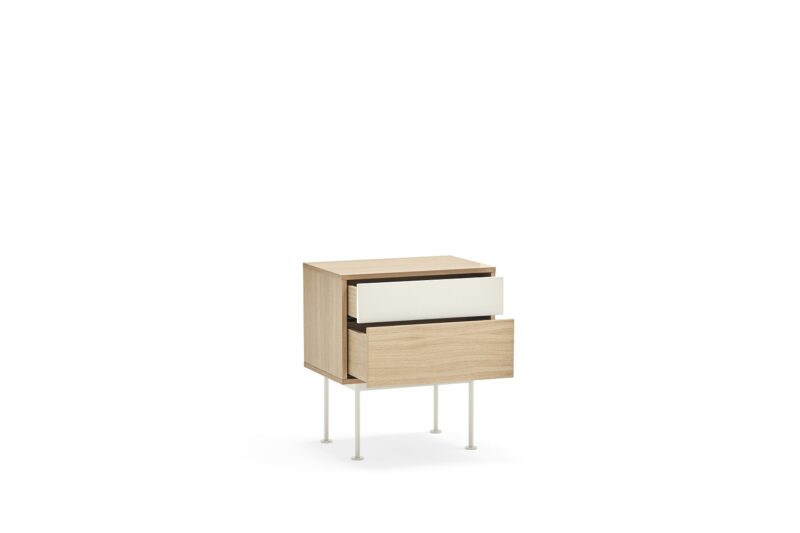 Yoko, Mesita 2C - Roble/Crema - Imagen 3