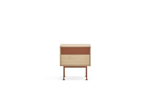 Yoko, Mesita 2C - Roble/Teja