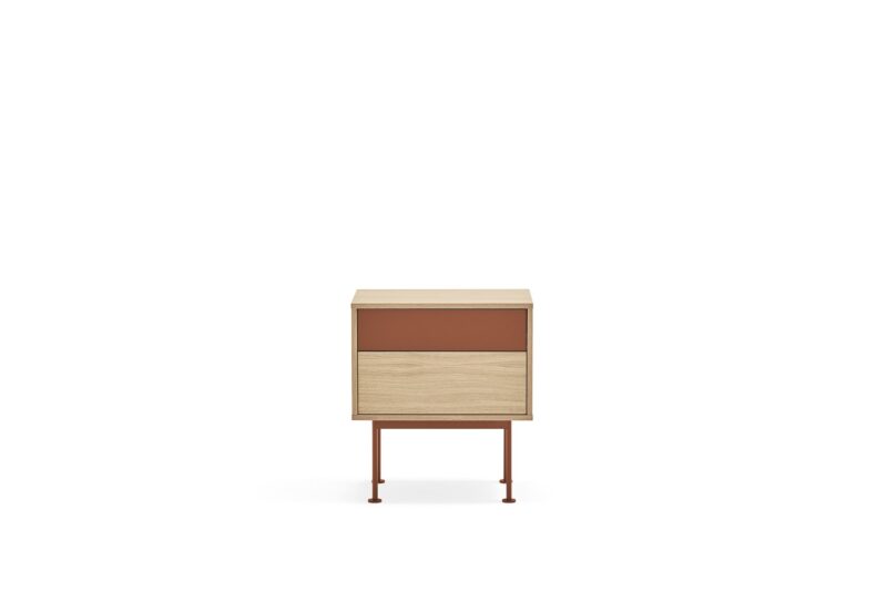 Yoko, Mesita 2C - Roble/Teja
