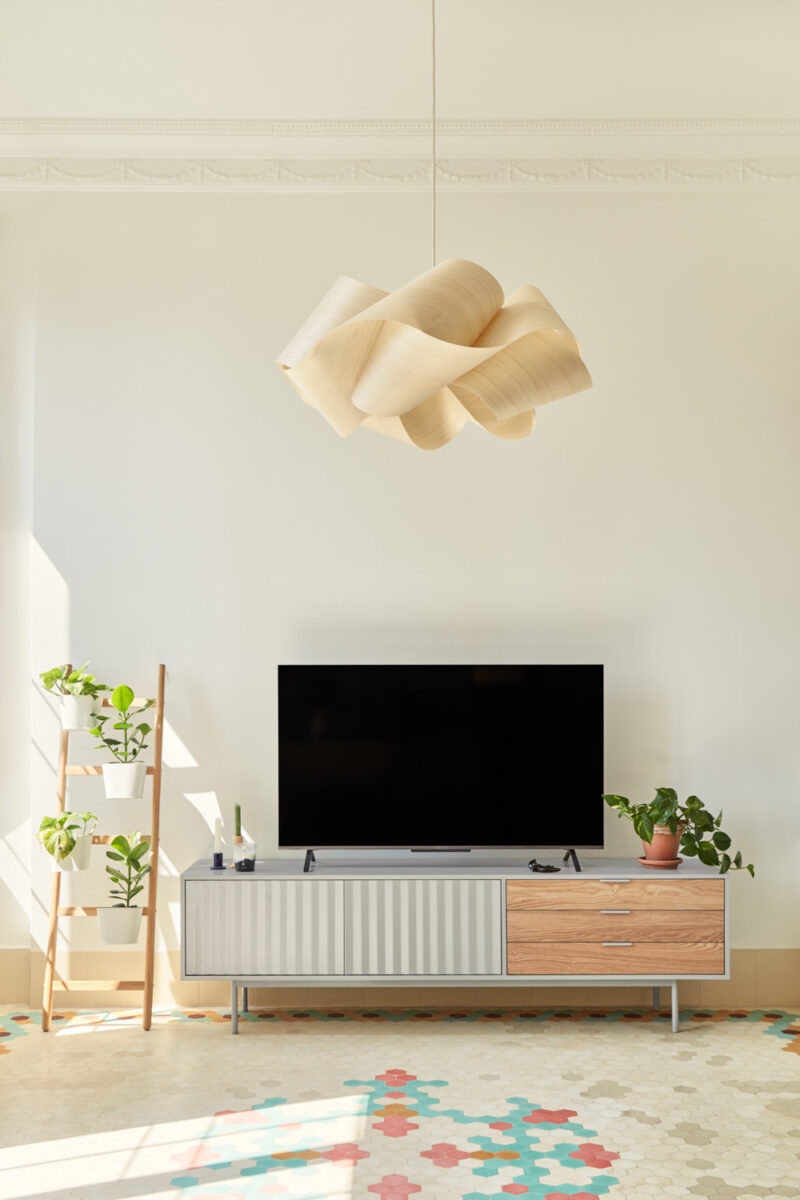 Sierra - Mueble TV 2P3C Gris/Roble - Imagen 7
