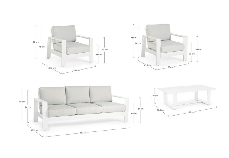 Baltic - Conjunto de exterior Blanco - Imagen 4