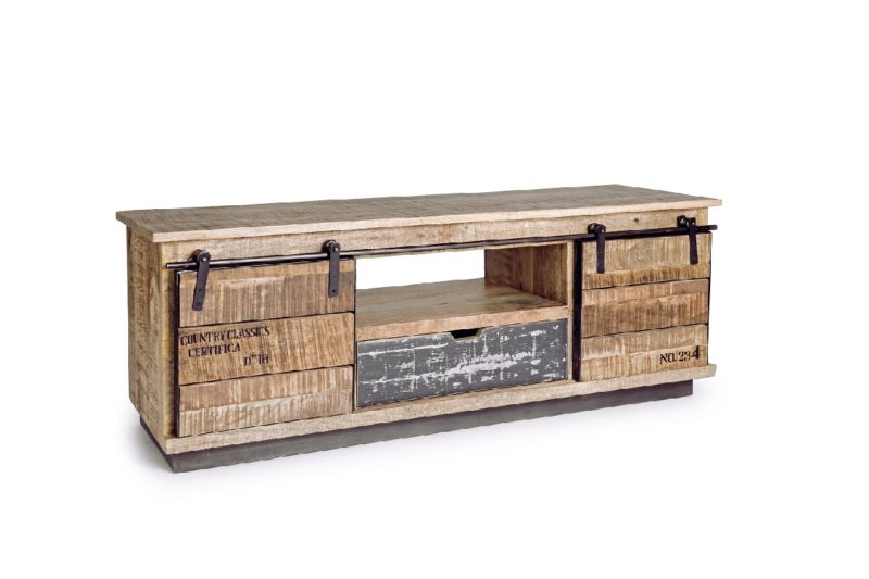 Tudor - Mueble TV de 130 cm 2P-1C - Imagen 2